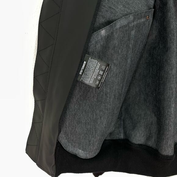 Stutterheim Vastertorp Bomber Raincoat Dark Gray Mens Medium - Picture 8 of 10